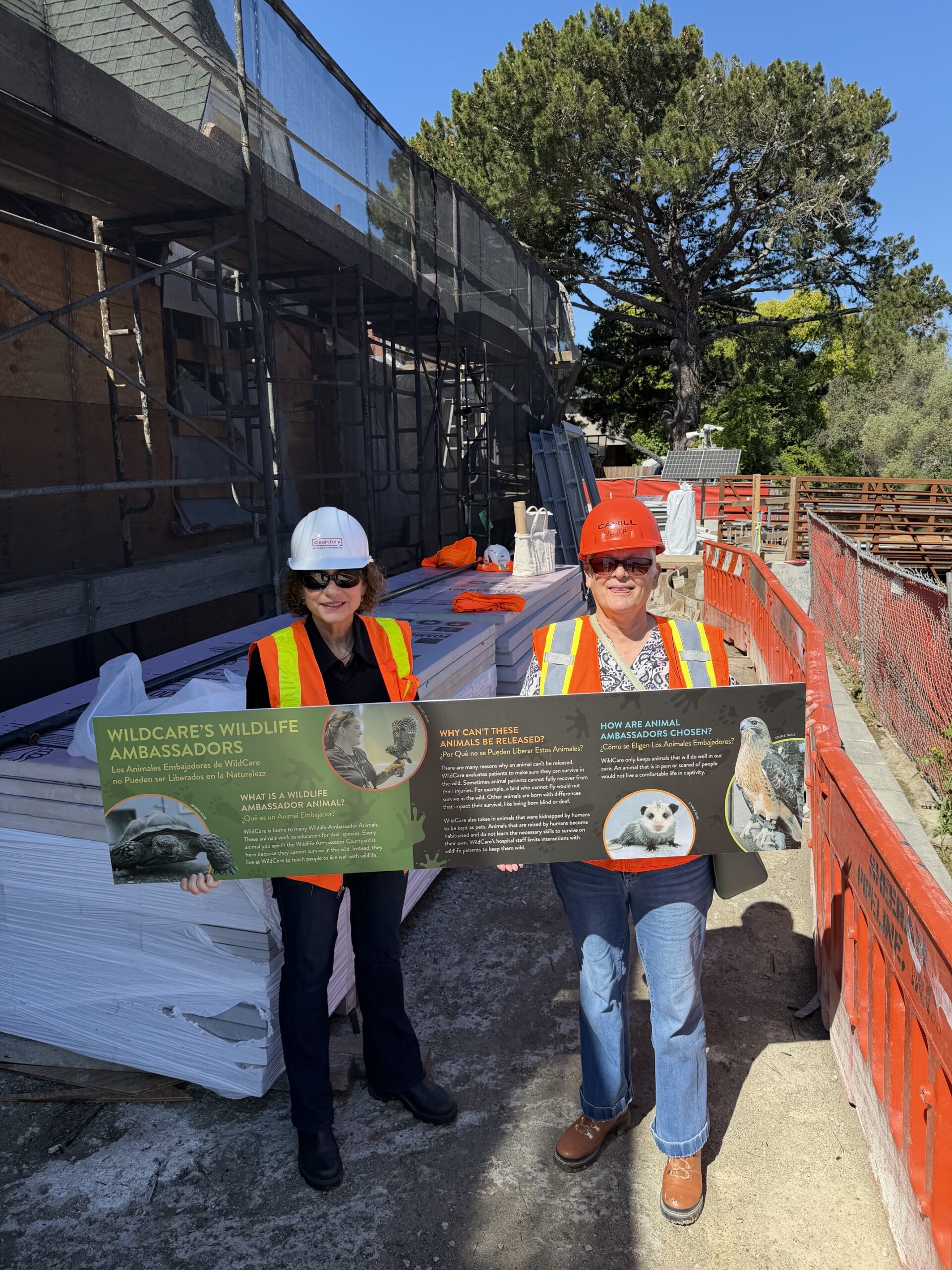WildCare construction progress and education space