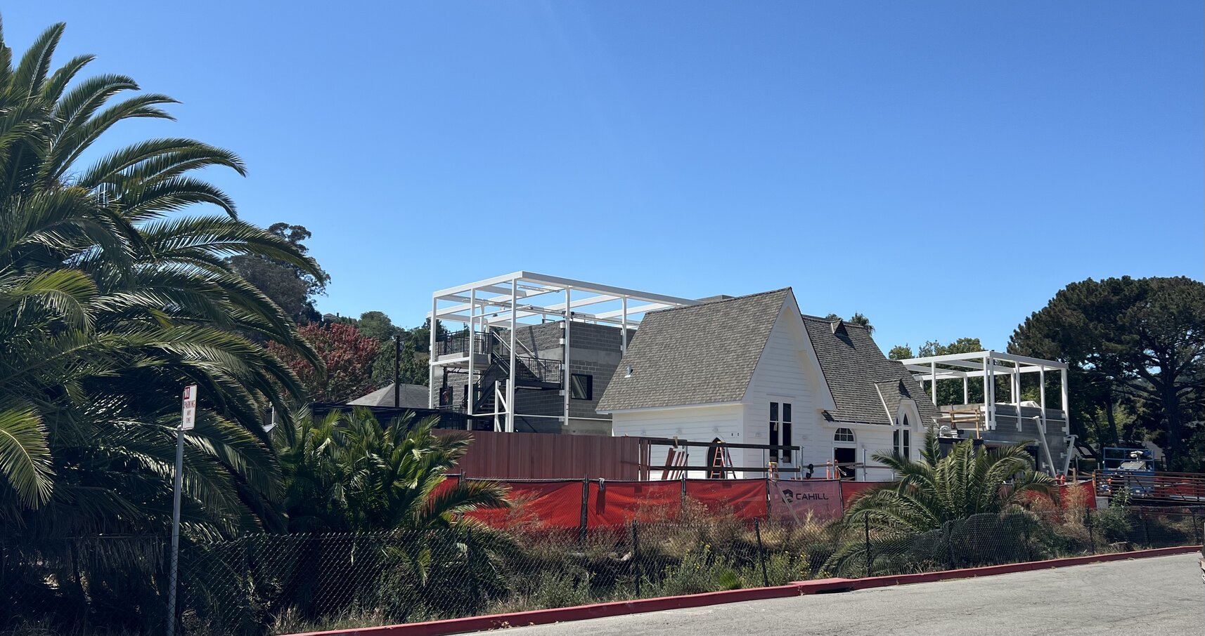 Final construction of WildCare's new wildlife hospital and education center