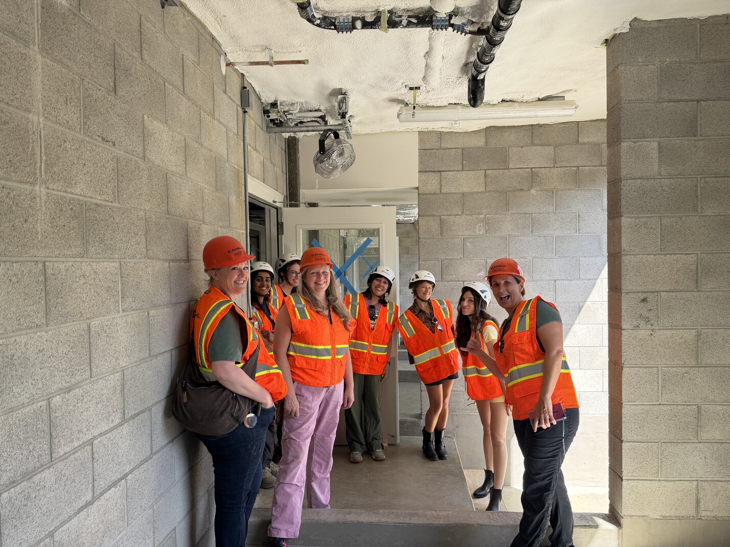WildCare Staff touring the new facility
